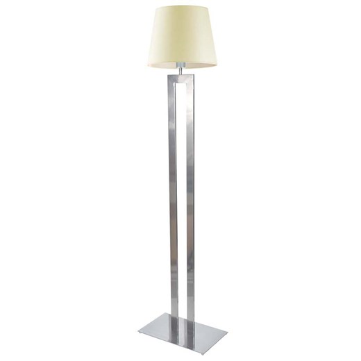 Klasyczna lampa stojąca LED do sypialni z abażurem ecru VEGAS ze sklepu Lysne w kategorii Lampy podłogowe - zdjęcie 181844153