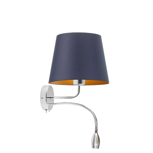 Chromowana lampa ścienna z podwójnym źródłem światła IMPERIA GOLD ze sklepu Lysne w kategorii Lampy ścienne - zdjęcie 181844382