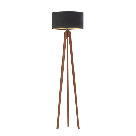 Drewniana lampa stojąca do czytania MIAMI VELUR ze sklepu Lysne w kategorii Lampy podłogowe - zdjęcie 181844741