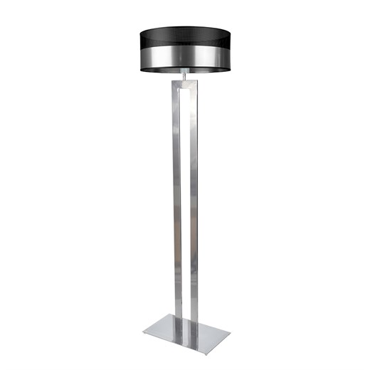 Srebrna lampa podłogowa z dodatkiem ażuru KALIFORNIA GLAM ze sklepu Lysne w kategorii Lampy podłogowe - zdjęcie 181845674