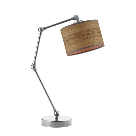 Srebrna lampa biurkowa regulowana ASMARA ECO ze sklepu Lysne w kategorii Lampy stołowe - zdjęcie 181847601