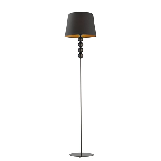 Czarna lampa stojąca z ozdobnymi kulami SEUL GOLD ze sklepu Lysne w kategorii Lampy podłogowe - zdjęcie 181850714