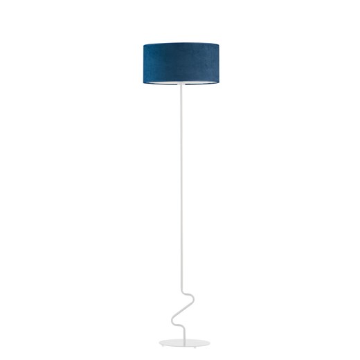 Lampa podłogowa z designerskim kloszem z weluru JERSEY VELUR ze sklepu Lysne w kategorii Lampy podłogowe - zdjęcie 181850894