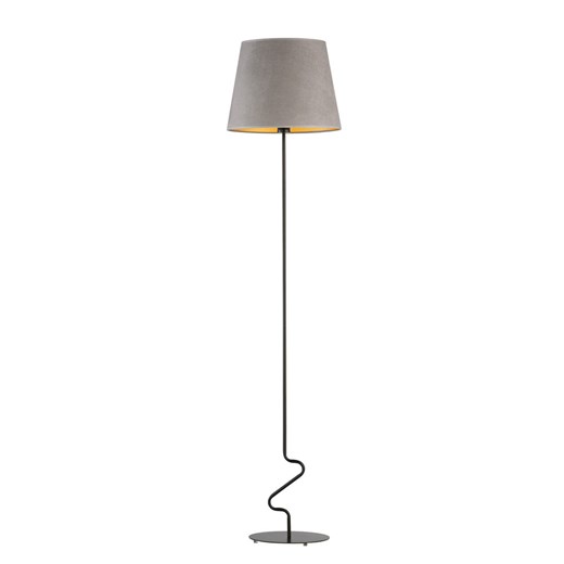 Szara lampa podłogowa w stylu skandynawskim SURAT VELUR ze sklepu Lysne w kategorii Lampy podłogowe - zdjęcie 181851042