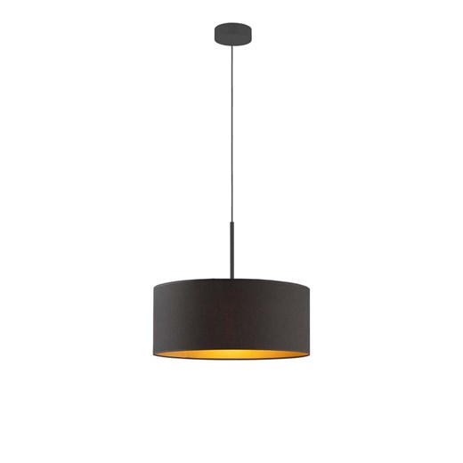 Czarny żyrandol ze złotym środkiem SINTRA GOLD fi - 40 cm ze sklepu Lysne w kategorii Lampy wiszące - zdjęcie 181851382
