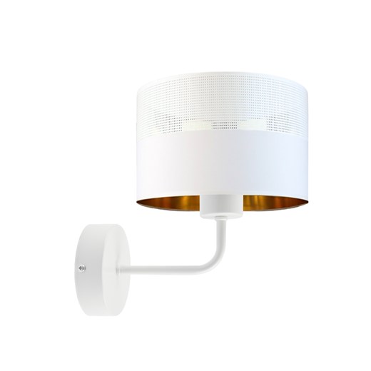 Lampa ścienna typu kinkiet biała ze złotym MODENA GLAM ze sklepu Lysne w kategorii Lampy ścienne - zdjęcie 181853130