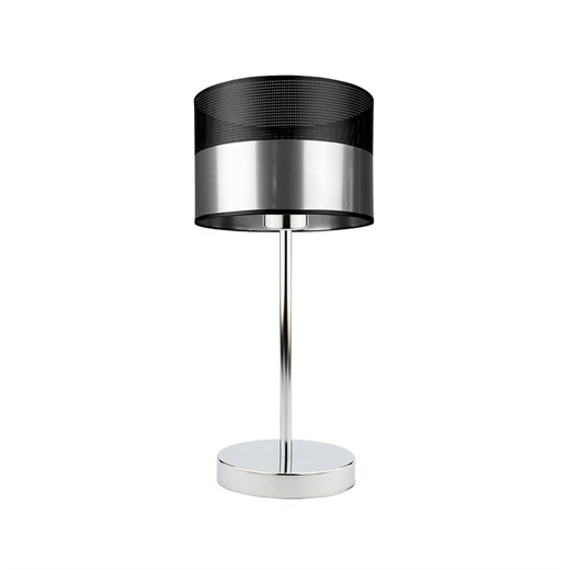 Lampka stołowa srebrna glamour do salonu NICEA GLAM ze sklepu Lysne w kategorii Lampy stołowe - zdjęcie 181853482