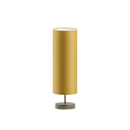 Designerska lampka nocna w kolorze musztardowym SYDNEY abażur tuba E27 ze sklepu Lysne w kategorii Lampy stołowe - zdjęcie 181853612