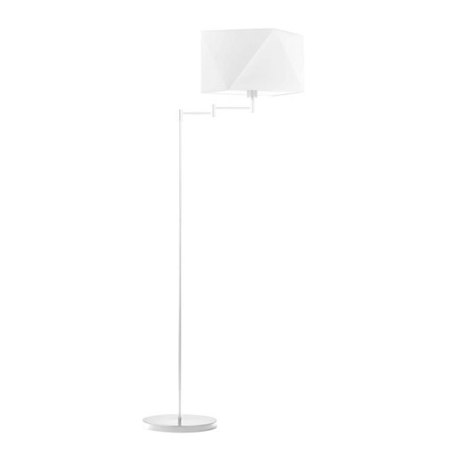 Biała lampa stojąca z regulowanym przegubem SANTIAGO ze sklepu Lysne w kategorii Lampy podłogowe - zdjęcie 181853810
