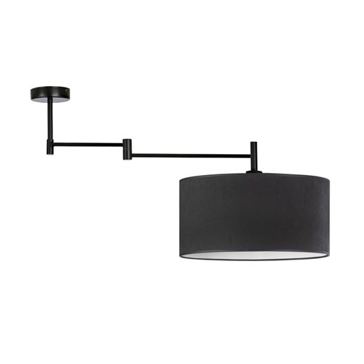 Czarna lampa sufitowa na wysięgniku ruchomym RANGUN VELUR ze sklepu Lysne w kategorii Lampy sufitowe - zdjęcie 181854024