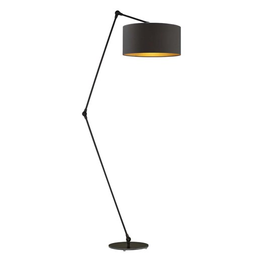 Czarna lampa stojąca łukowa BARI GOLD ze sklepu Lysne w kategorii Lampy podłogowe - zdjęcie 181854313