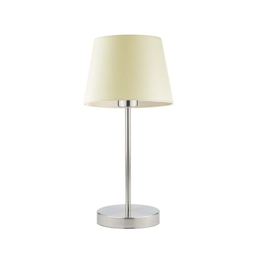 Nowoczesna lampka na stolik SIENA z kremowym kloszem ze sklepu Lysne w kategorii Lampy stołowe - zdjęcie 181854611