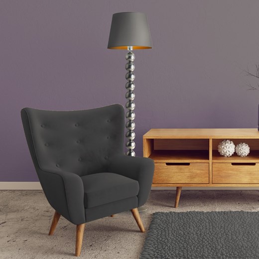 Lampa stojąca do salonu w stylu glamour BANGKOK GOLD ze sklepu Lysne w kategorii Lampy podłogowe - zdjęcie 181854724