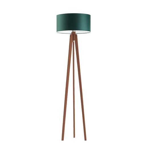 Lampa stojąca drewniana z abażurem MIAMI w stylu urban jungle ze sklepu Lysne w kategorii Lampy podłogowe - zdjęcie 181855231