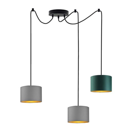 Żyrandol do salonu typu pająk WAIKIKI W3 GOLD ze sklepu Lysne w kategorii Lampy wiszące - zdjęcie 181855452
