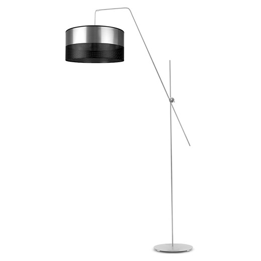 Srebrna regulowana lampa podłogowa BILBAO GLAM ze sklepu Lysne w kategorii Lampy podłogowe - zdjęcie 181856504