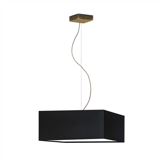 Nowoczesna lampa wisząca SANGRIA z kwadratowym abażurem - kolor czarny ze sklepu Lysne w kategorii Lampy wiszące - zdjęcie 181856534