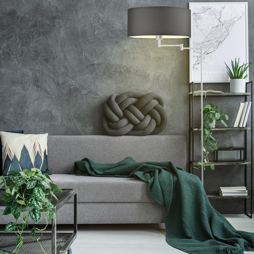 Skandynawska lampa stojąca z abażurem CANCUN ze sklepu Lysne w kategorii Lampy podłogowe - zdjęcie 181856990