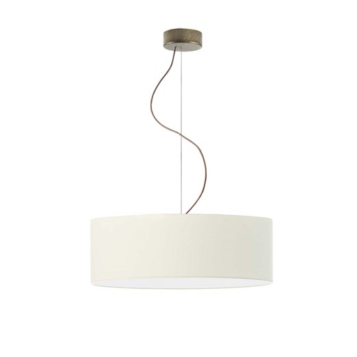 Klasyczna lampa wisząca do kuchni HAJFA fi - 50 cm - kolor ecru ze sklepu Lysne w kategorii Lampy wiszące - zdjęcie 181857023