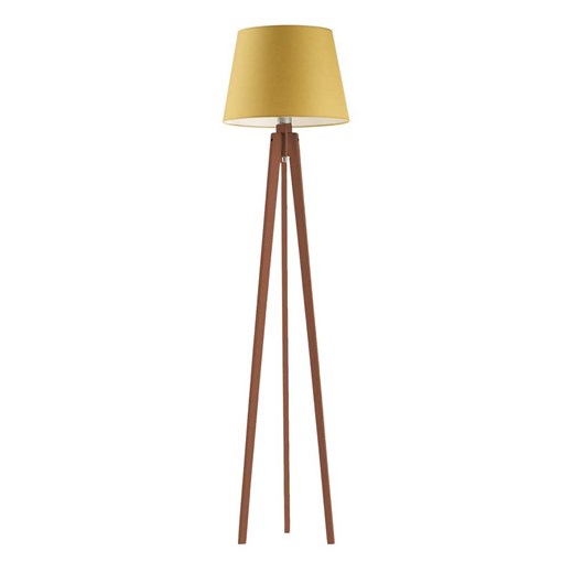 Drewniana lampa stojąca na trzech nogach w skandynawskim stylu CURACAO ze sklepu Lysne w kategorii Lampy podłogowe - zdjęcie 181857611