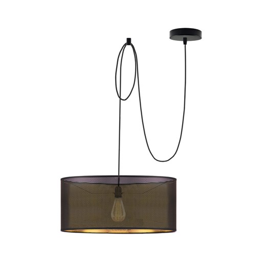 Czarna lampa wisząca pająk do kuchni WAIKIKI W1 AŻUR ze sklepu Lysne w kategorii Lampy wiszące - zdjęcie 181857780