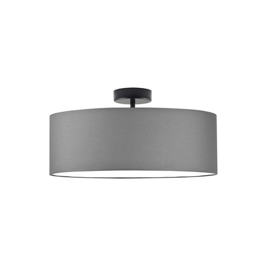 Minimalistyczny plafon do salonu WENECJA fi - 50 cm - kolor szary ze sklepu Lysne w kategorii Lampy sufitowe - zdjęcie 181858444