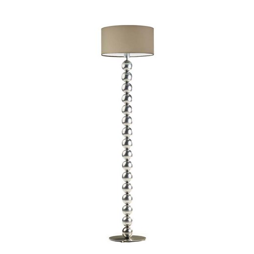 Nowoczesna lampa podłogowa do sypialni GIZA z beżowym abażurem ze sklepu Lysne w kategorii Lampy podłogowe - zdjęcie 181858992