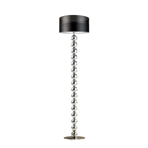 Srebrna lampa podłogowa do salonu GIZA GLAM ze sklepu Lysne w kategorii Lampy podłogowe - zdjęcie 181859660