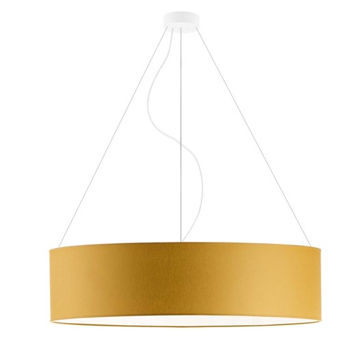 Lampa wisząca z regulacją wysokości PORTO fi - 80 cm - kolor musztardowy ze sklepu Lysne w kategorii Lampy wiszące - zdjęcie 181860040