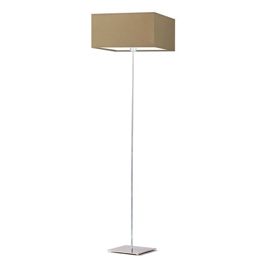 Nowoczesna lampa podłogowa do sypialni PRAGA z beżowym abażurem ze sklepu Lysne w kategorii Lampy podłogowe - zdjęcie 181860594