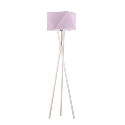 Drewniana lampa stojąca z abażurem TULUZA ze sklepu Lysne w kategorii Lampy podłogowe - zdjęcie 181862290