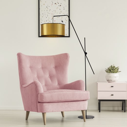 Lampa podłogowa złota do czytania BILBAO MIRROR ze sklepu Lysne w kategorii Lampy podłogowe - zdjęcie 181862320
