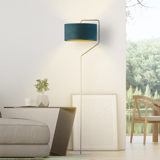 Nowoczesna lampa stojąca do salonu TESALLIA VELUR ze sklepu Lysne w kategorii Lampy podłogowe - zdjęcie 181863062