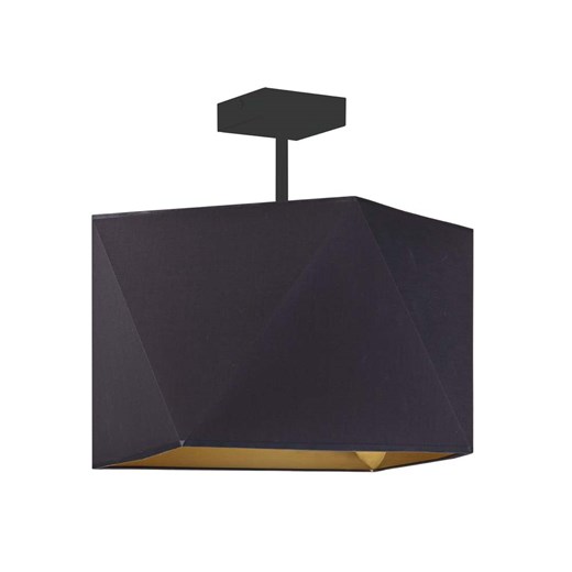 Czarna lampa sufitowa TACOMA GOLD z abażurem ze sklepu Lysne w kategorii Lampy sufitowe - zdjęcie 181863281