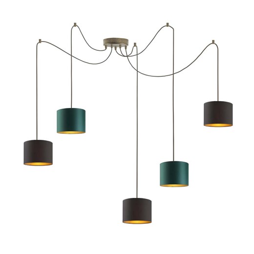 Lampa wisząca pająk WAIKIKI W5 GOLD ze sklepu Lysne w kategorii Lampy wiszące - zdjęcie 181863400