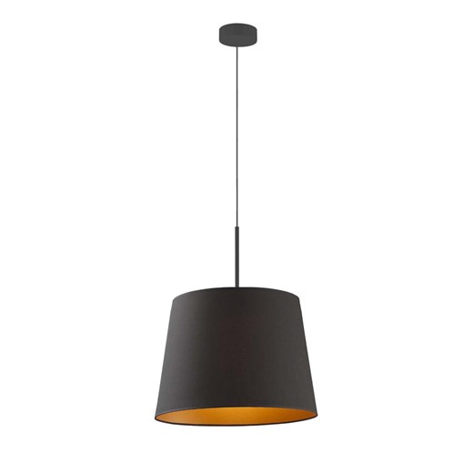 Czarna lampa wisząca do salonu z regulacją wysokości SARI GOLD ze sklepu Lysne w kategorii Lampy wiszące - zdjęcie 181863491