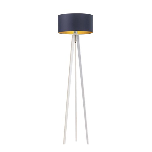Lampa podłogowa na trzech nogach do salonu MIAMI GOLD ze sklepu Lysne w kategorii Lampy podłogowe - zdjęcie 181864504