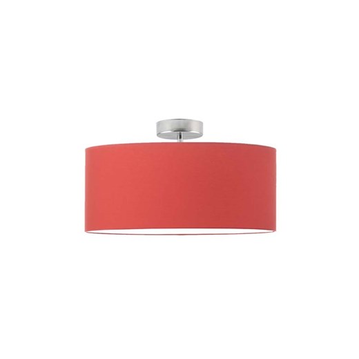 Prosty plafon sufitowy z abażurem WENECJA fi - 40 cm - kolor czerwony ze sklepu Lysne w kategorii Lampy sufitowe - zdjęcie 181865244