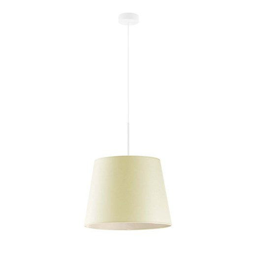 Kremowa lampa wisząca do sypialni regulowana SARI - kolor ecru ze sklepu Lysne w kategorii Lampy wiszące - zdjęcie 181865281