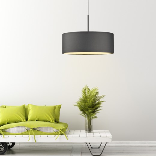 Lampa wisząca do pokoju SINTRA fi - 50 cm - kolor grafitowy ze sklepu Lysne w kategorii Lampy wiszące - zdjęcie 181865581