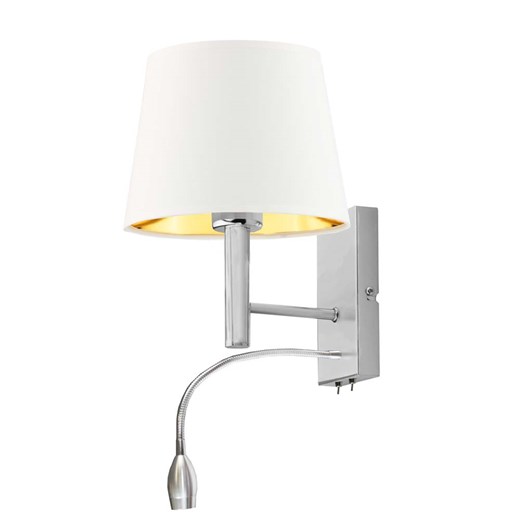 Dwupłomienna lampa ścienna do sypialni AUSTIN GOLD ze sklepu Lysne w kategorii Lampy ścienne - zdjęcie 181866380