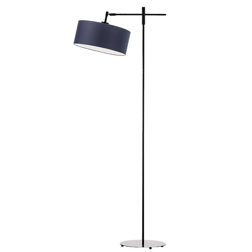 Metalowa lampa stojąca z materiałowym abażurem MELTON ze sklepu Lysne w kategorii Lampy podłogowe - zdjęcie 181867161