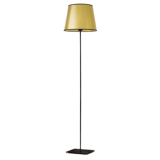 Lampa stojąca złota PALERMO MIRROR na czarnym stelażu w stylu loft ze sklepu Lysne w kategorii Lampy podłogowe - zdjęcie 181867540