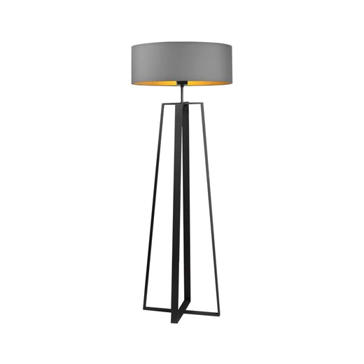 Czarna lampa podłogowa do sypialni MOSS GOLD ze sklepu Lysne w kategorii Lampy podłogowe - zdjęcie 181867734