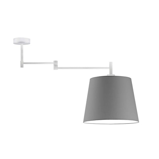 Skandynawska lampa sufitowa z abażurem TAMPA z regulowanym ramieniem ze sklepu Lysne w kategorii Lampy sufitowe - zdjęcie 181868700