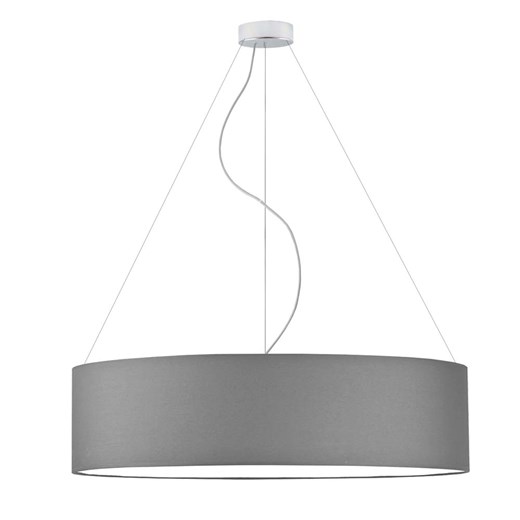 Geometryczna lampa wisząca PORTO fi - 80 cm - kolor szary stalowy ze sklepu Lysne w kategorii Lampy wiszące - zdjęcie 181868951