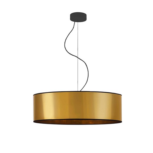 Złoty żyrandol do salonu HAJFA MIRROR fi - 60 cm ze sklepu Lysne w kategorii Lampy wiszące - zdjęcie 181870420