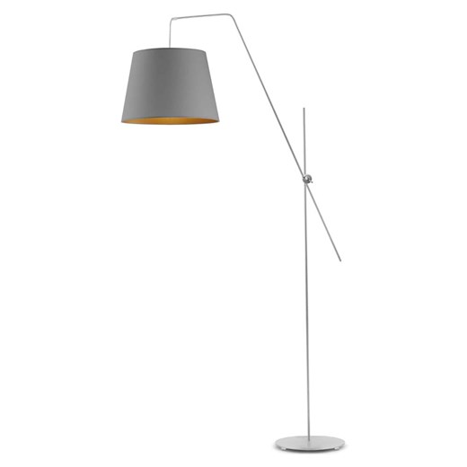 Skandynawska lampa podłogowa do czytania VIGO GOLD ze sklepu Lysne w kategorii Lampy podłogowe - zdjęcie 181870592