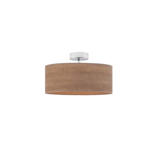 Plafon sufitowy w stylu skandynawskim WENECJA ECO fi - 30 cm z fornirowym abażurem w kolorze orzecha ze sklepu Lysne w kategorii Lampy sufitowe - zdjęcie 181870663