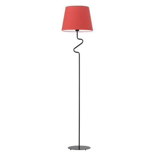 Stojąca lampa do sypialni FOGO w kolorze czarno-czerwonym ze sklepu Lysne w kategorii Lampy podłogowe - zdjęcie 181872550